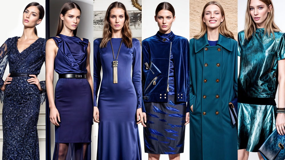 Significado del color azul en la moda